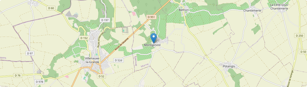 Montgenost - Carte