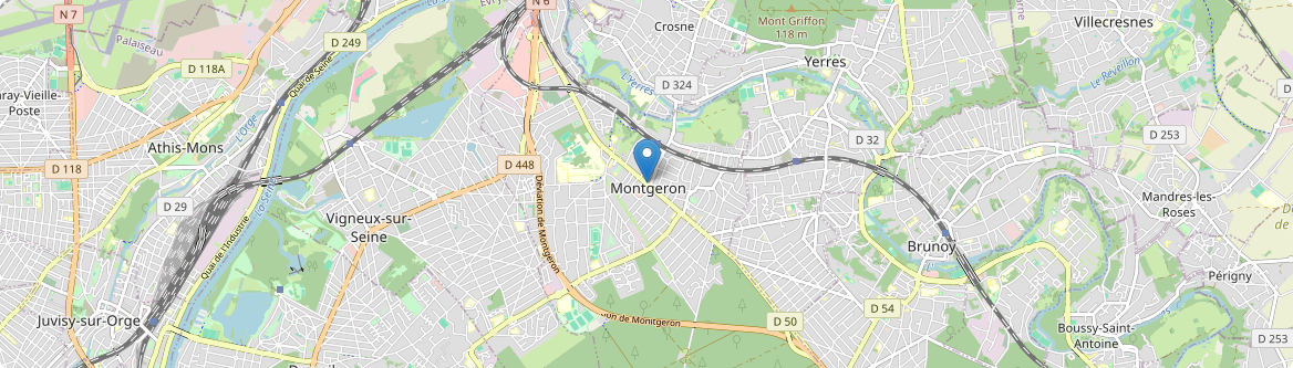 Montgeron - Carte