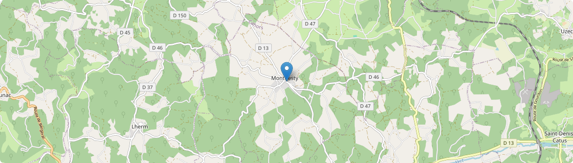 Montgesty - Carte