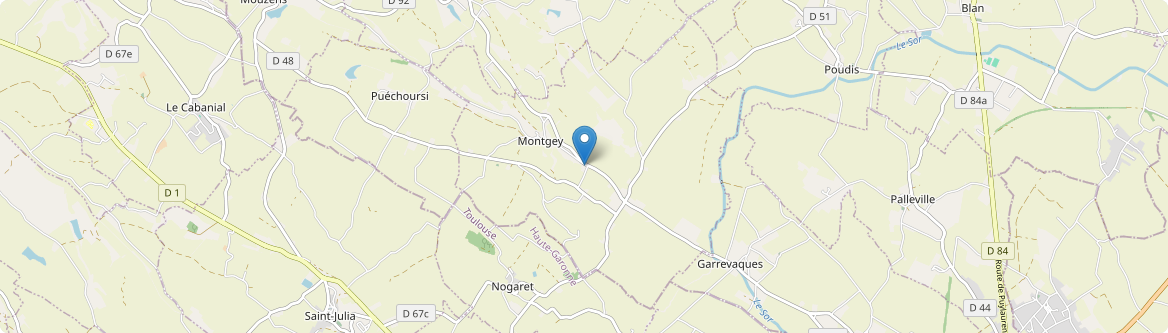 Montgey - Carte