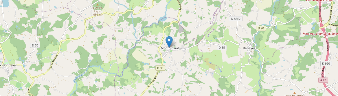 Montgibaud - Carte