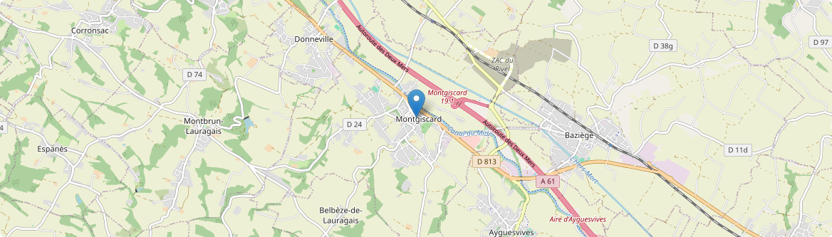Montgiscard - Carte