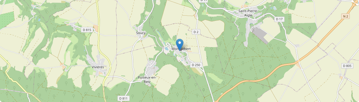 Montgobert - Carte