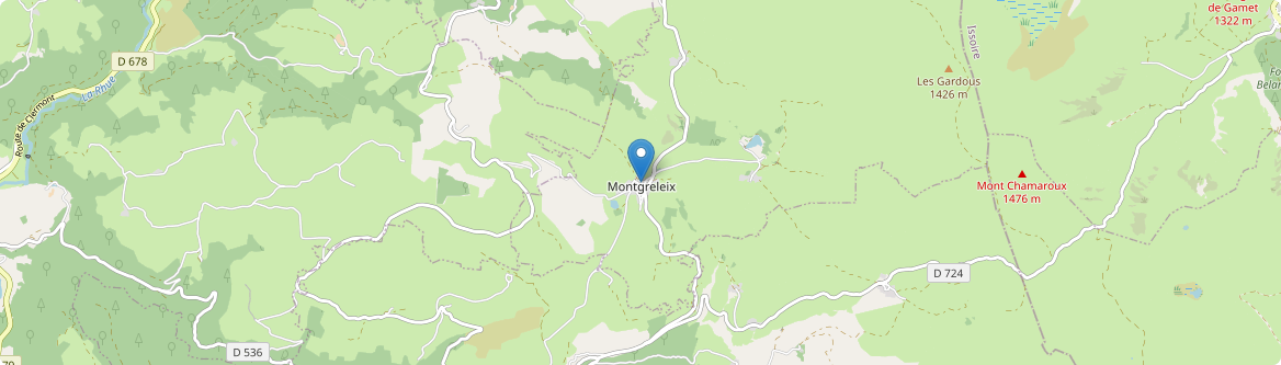 Montgreleix - Carte