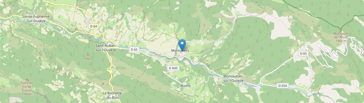 Montguers - Carte