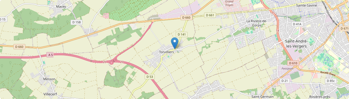 Montgueux - Carte