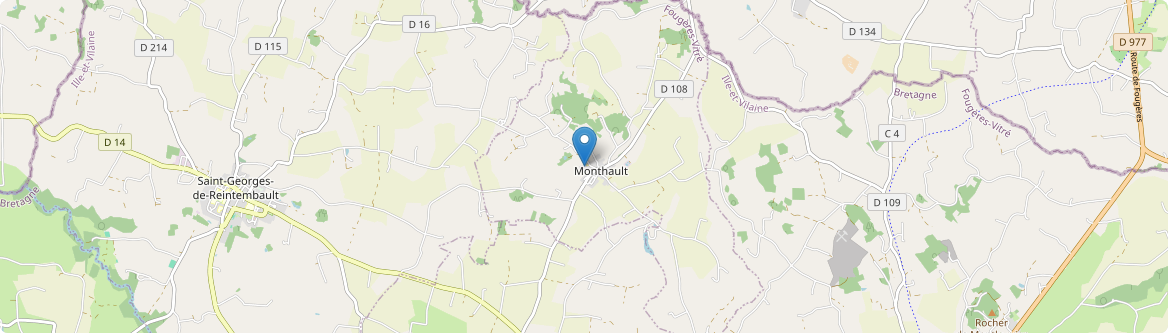 Monthault - Carte