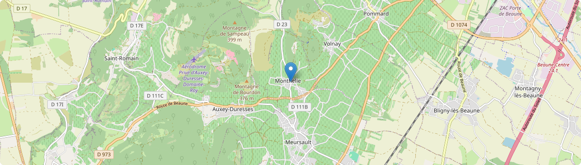 Monthelie - Carte