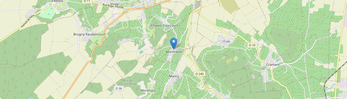 Monthelon - Carte