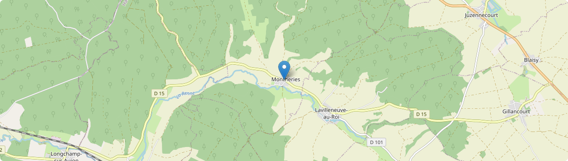 Montheries - Carte
