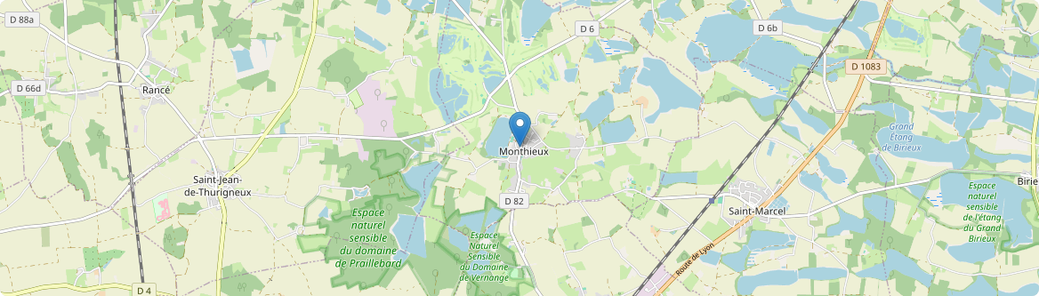 Monthieux - Carte