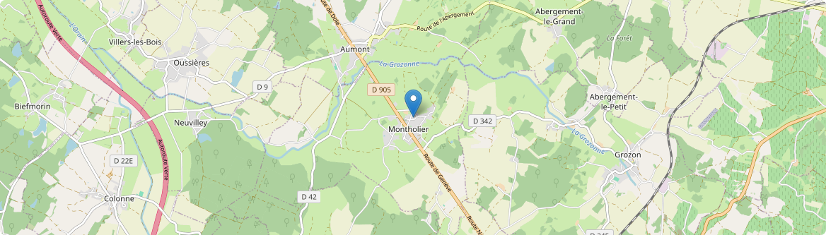 Montholier - Carte