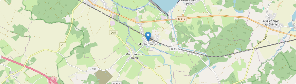 Montiéramey - Carte