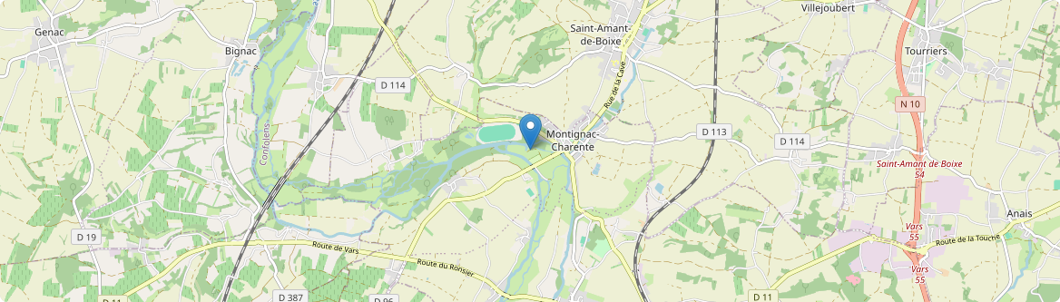 Montignac-Charente - Carte