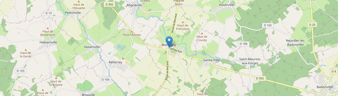 Montigny - Carte