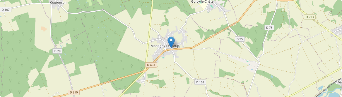 Montigny-Lencoup - Carte