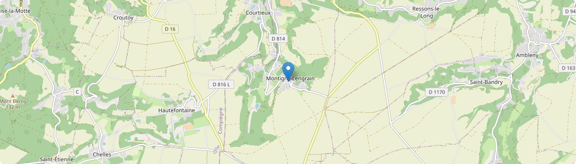 Montigny-Lengrain - Carte