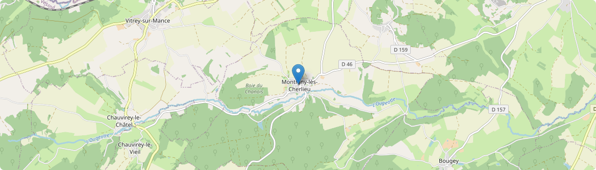 Montigny-lès-Cherlieu - Carte