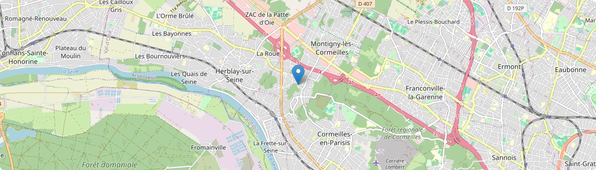Montigny-lès-Cormeilles - Carte