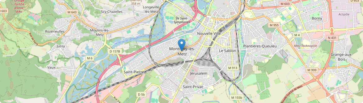 Montigny-lès-Metz - Carte