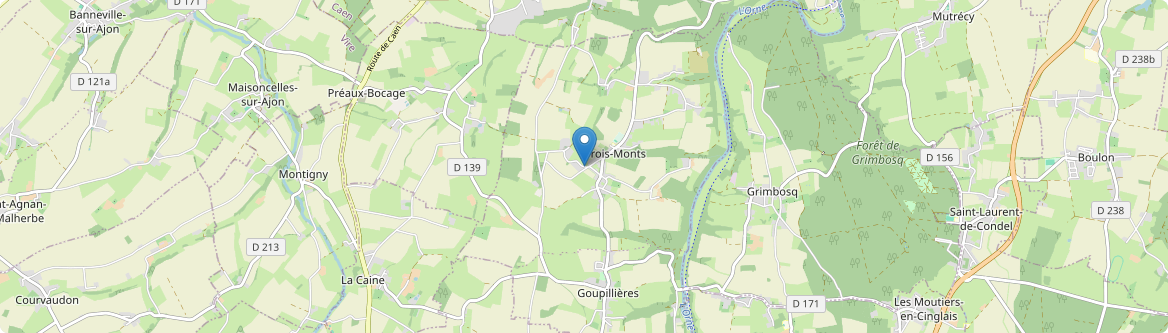Montillières-sur-Orne - Carte