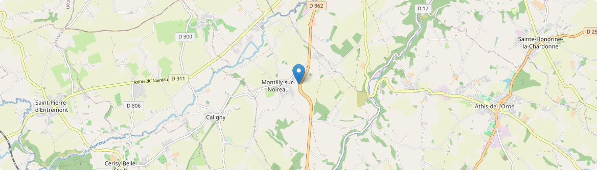 Montilly-sur-Noireau - Carte