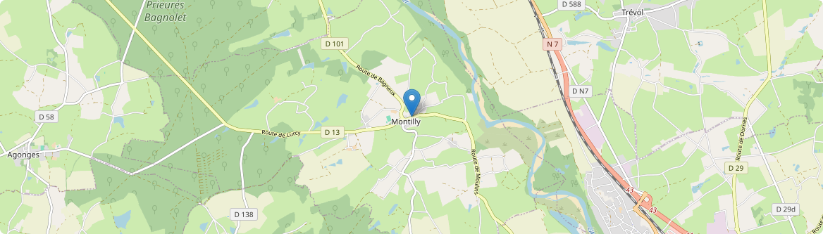 Montilly - Carte