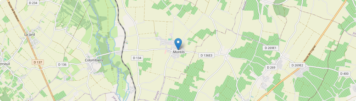 Montils - Carte
