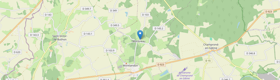 Montireau - Carte