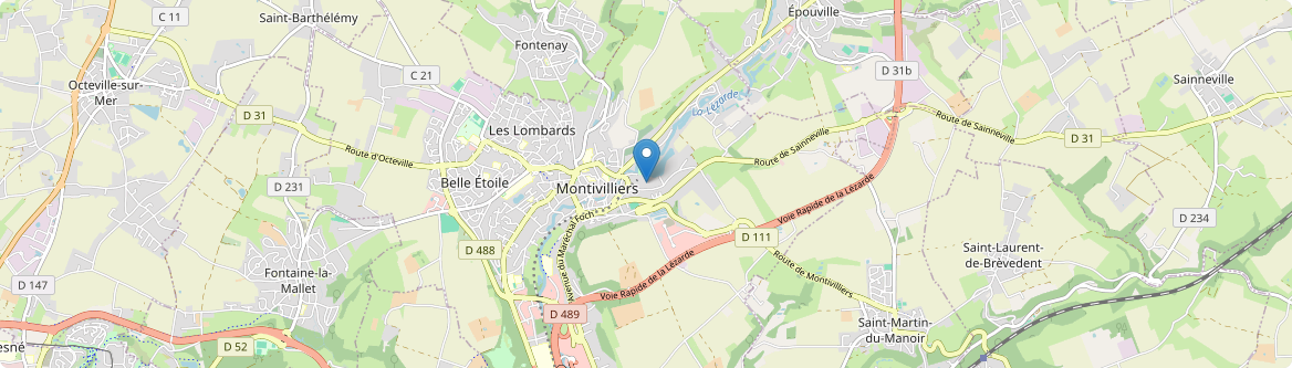 Montivilliers - Carte