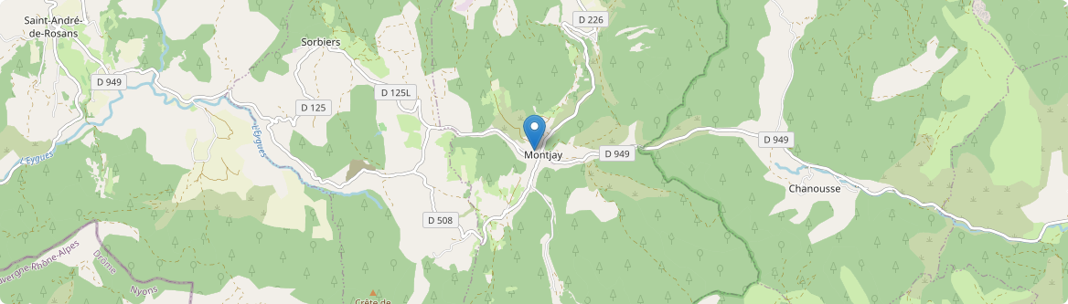 Montjay - Carte