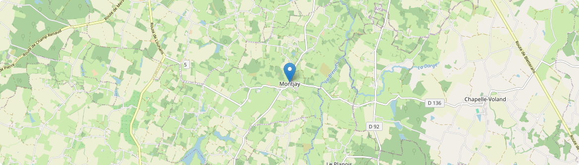 Montjay - Carte