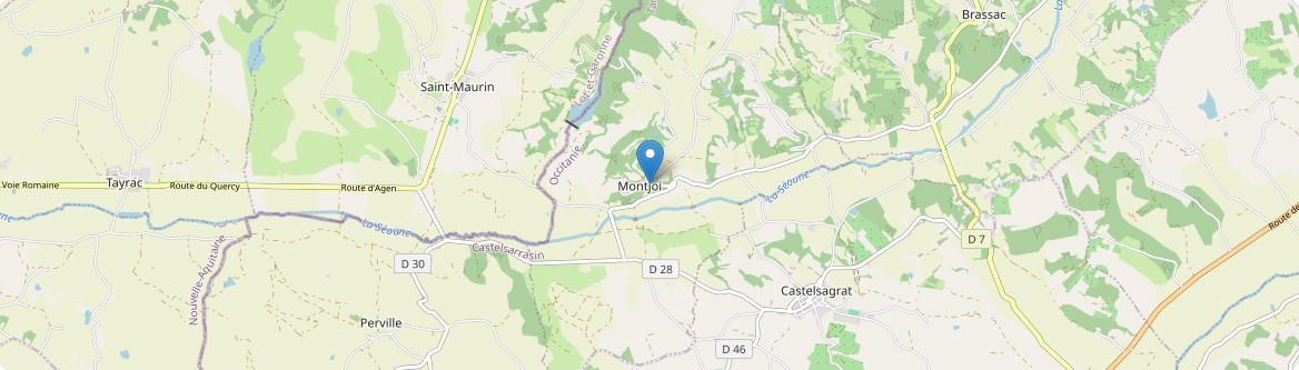 Montjoi - Carte