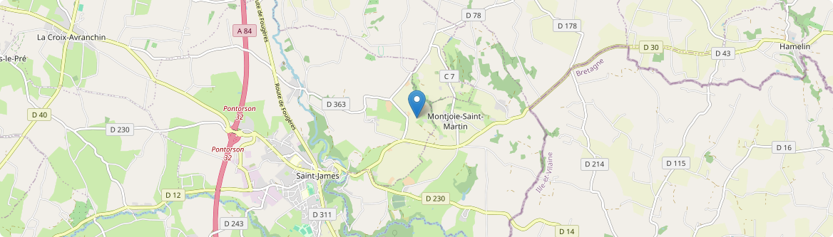 Montjoie-Saint-Martin - Carte