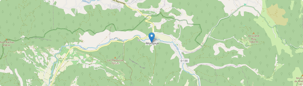 Montjoux - Carte