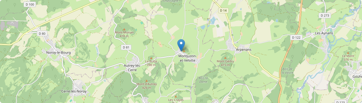 Montjustin-et-Velotte - Carte