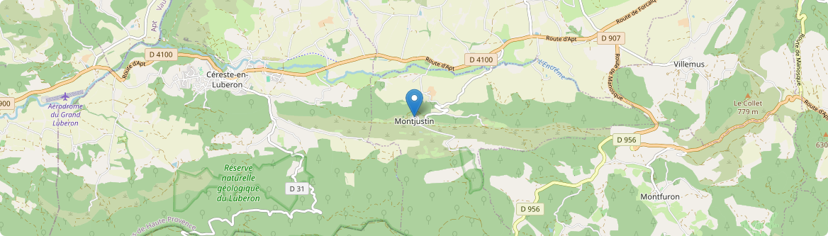 Montjustin - Carte