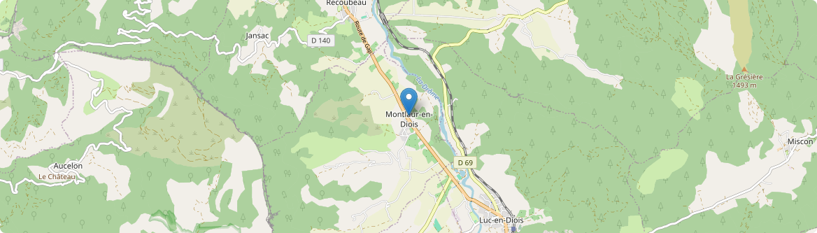 Montlaur-en-Diois - Carte
