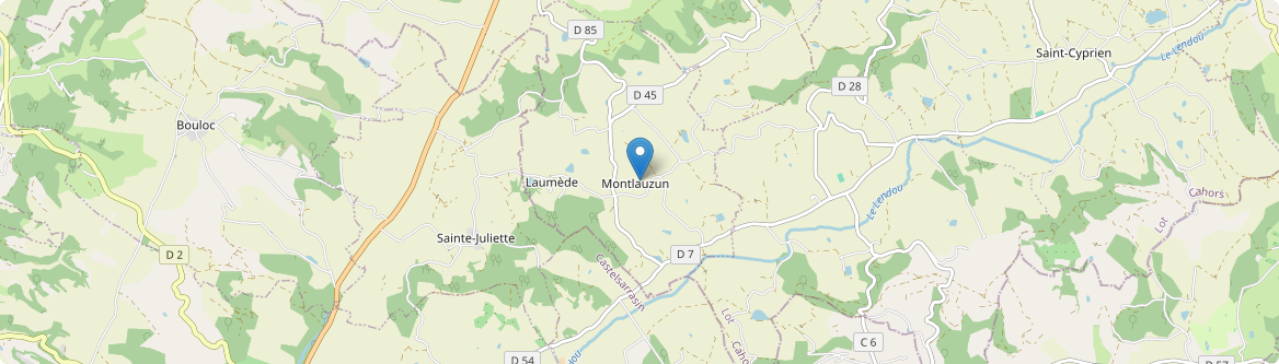 Montlauzun - Carte