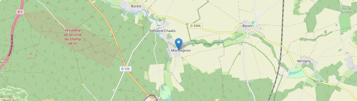Montlognon - Carte