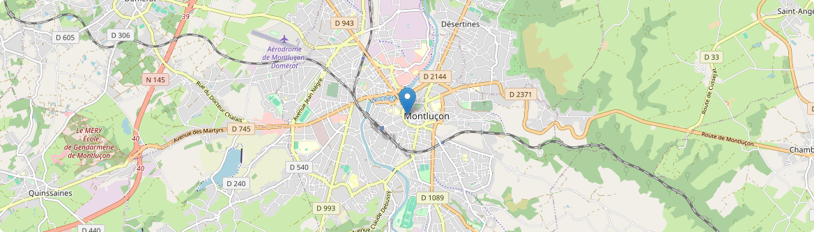 Montluçon - Carte