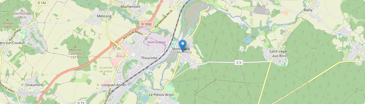 Montmacq - Carte