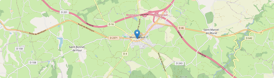 Montmarault - Carte