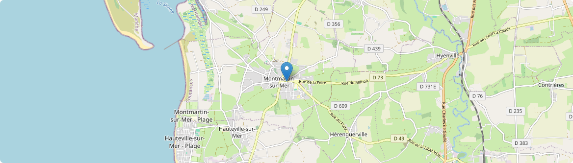 Montmartin-sur-Mer - Carte