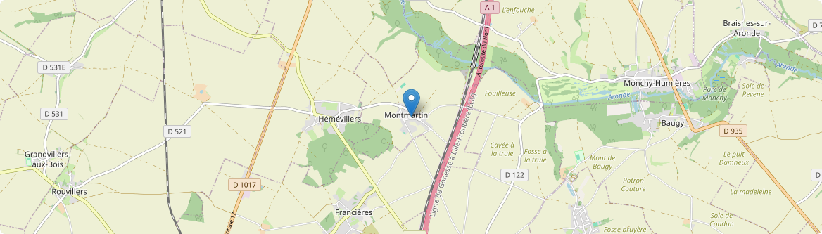 Montmartin - Carte