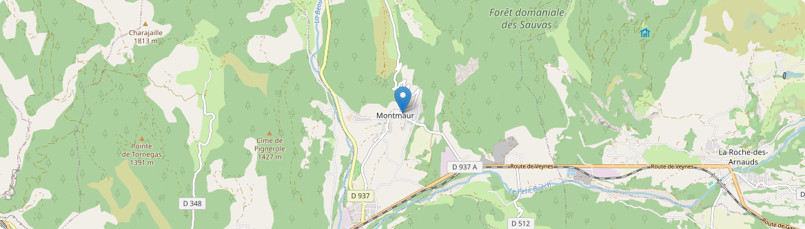 Montmaur - Carte