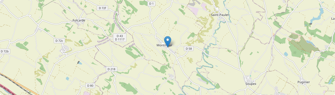Montmaur - Carte
