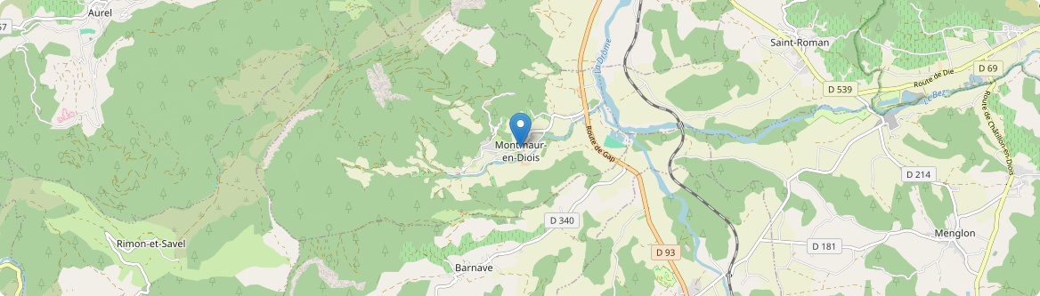 Montmaur-en-Diois - Carte