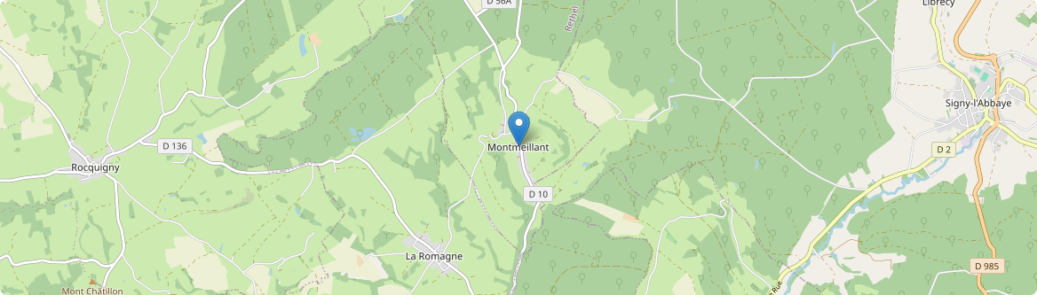 Montmeillant - Carte