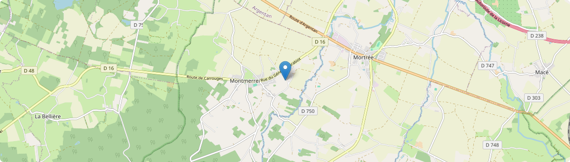 Montmerrei - Carte